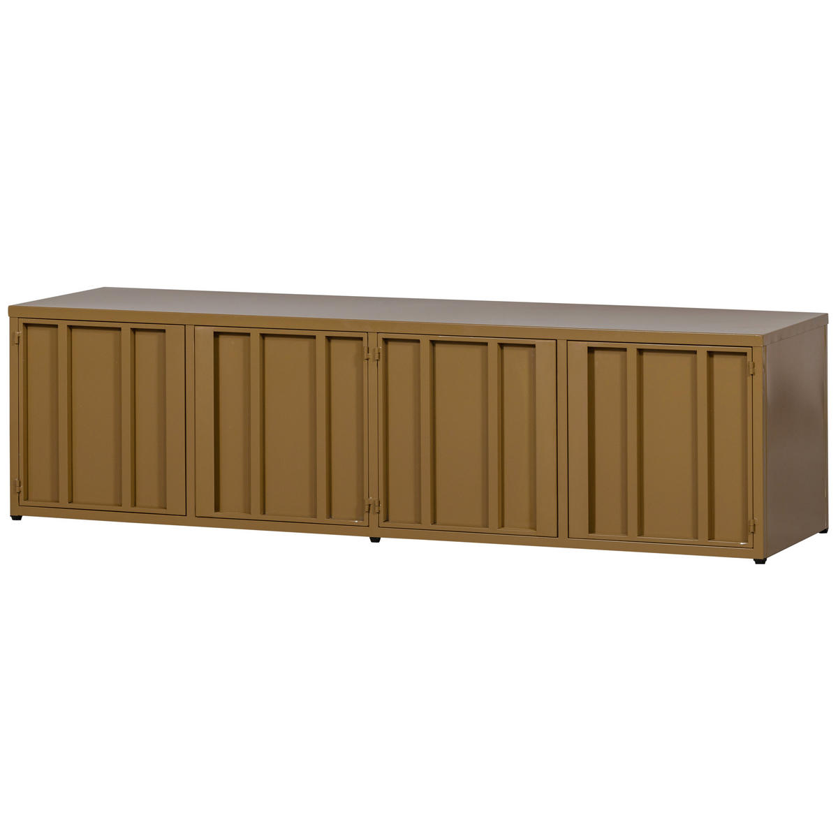 LOWBOARD LEVEL 160/44/44 cm  stehend  - Honig, Design, Metall (160/44/44cm) - Livetastic