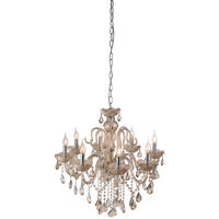 HÄNGLAMPA I KRISTALL 71/180 cm  - champagne, Lifestyle, metall/glas (71/180cm)