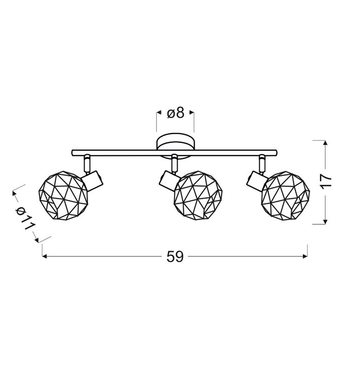 STRAHLER 11/59/17 cm   - Basics, Metall (11/59/17cm)