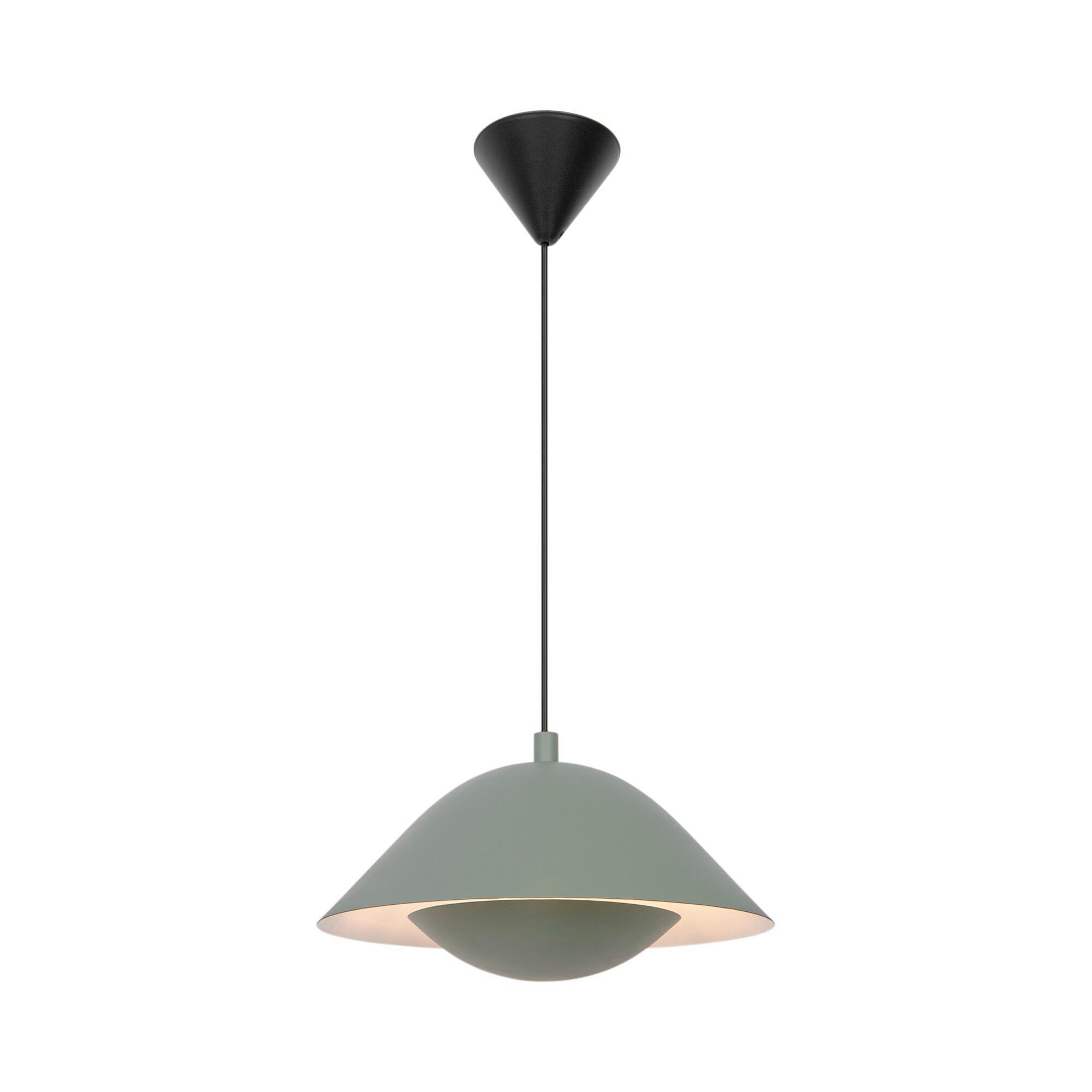 PENDELLEUCHTE Freya 17/35/35 cm  - Schilfgrün, Design, Metall (17/35/35cm) - Nordlux