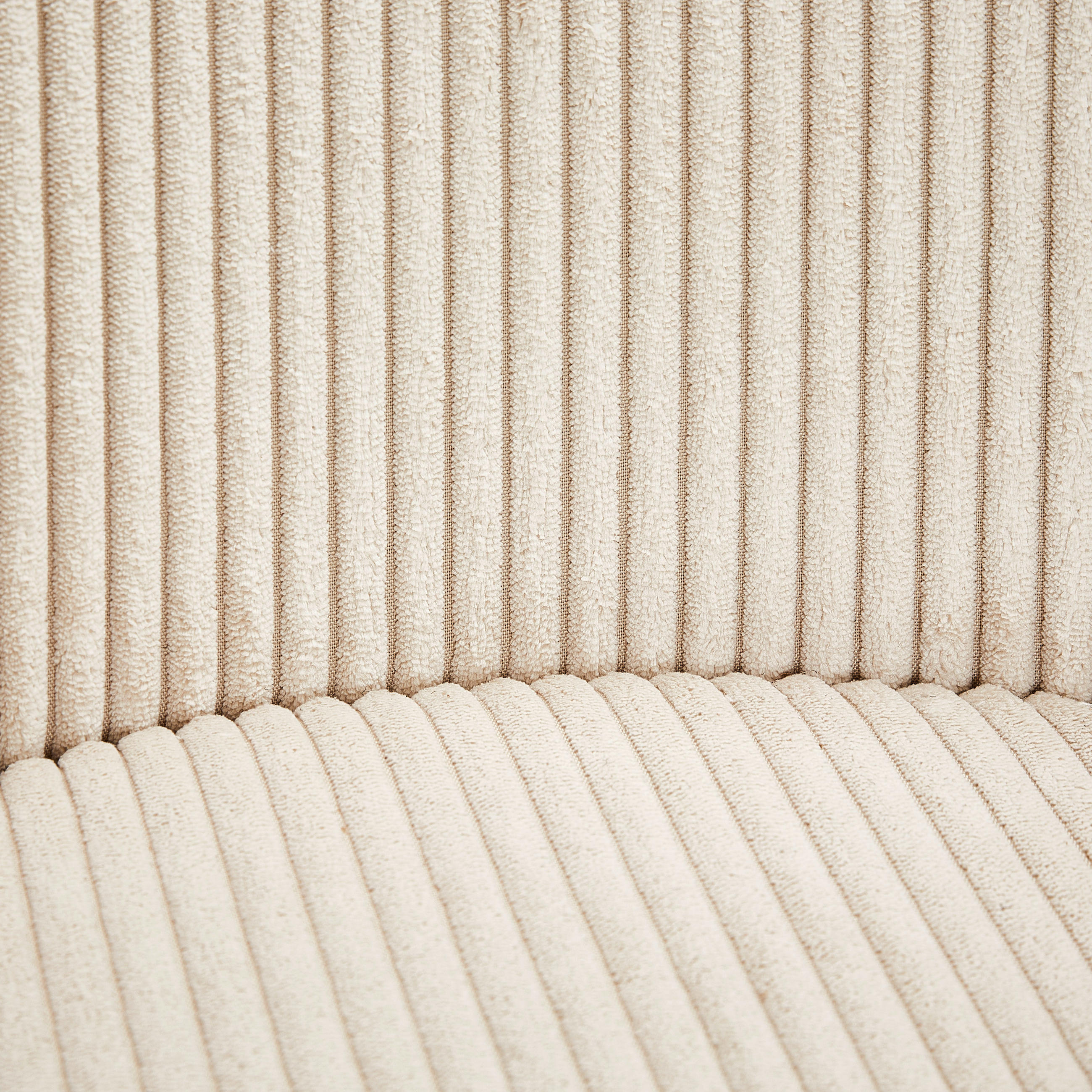 ARMLEHNSTUHL  in Eisen Cord  - Beige/Goldfarben, Design, Textil/Metall (53/78/61cm) - Ambia Home
