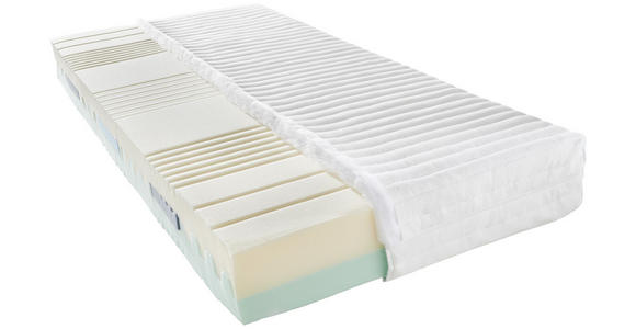 KALTSCHAUMMATRATZE 180/200 cm  - Weiß, Basics, Textil (180/200cm) - Sleeptex