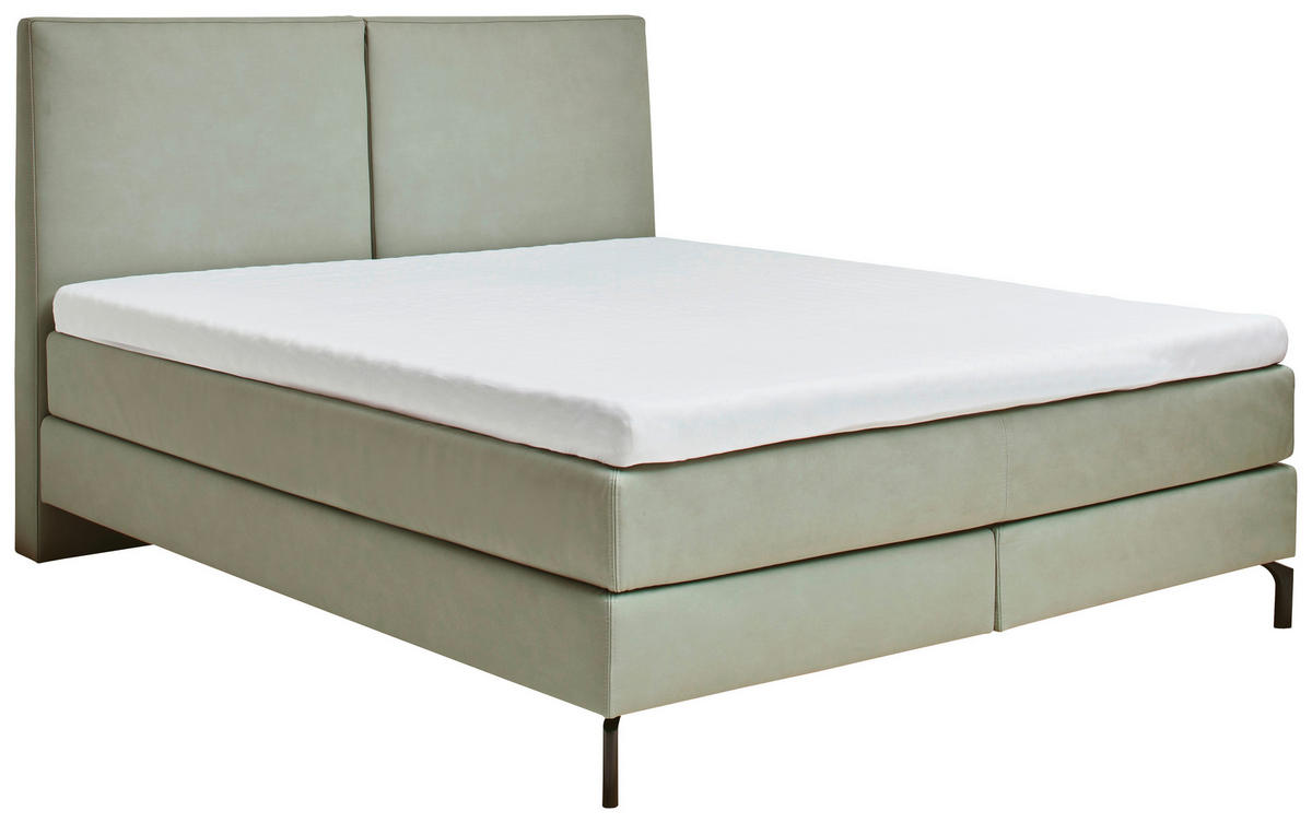 BOXSPRINGBETT 180/200 cm  in Mintgrün  - Mintgrün, KONVENTIONELL, Textil (180/200cm) - Dieter Knoll