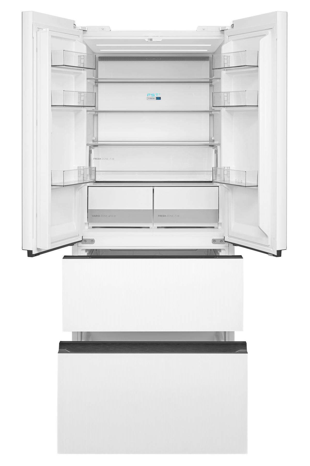 FRENCH-DOOR 75.3/191/60 cm MDRF600BIE36  - Weiß, Basics, Glas/Kunststoff (75.3/191/60cm) - Midea