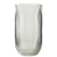 VASE  - Transparent, Basics, Glas (16,7/16,7/30cm) - Ambia Home
