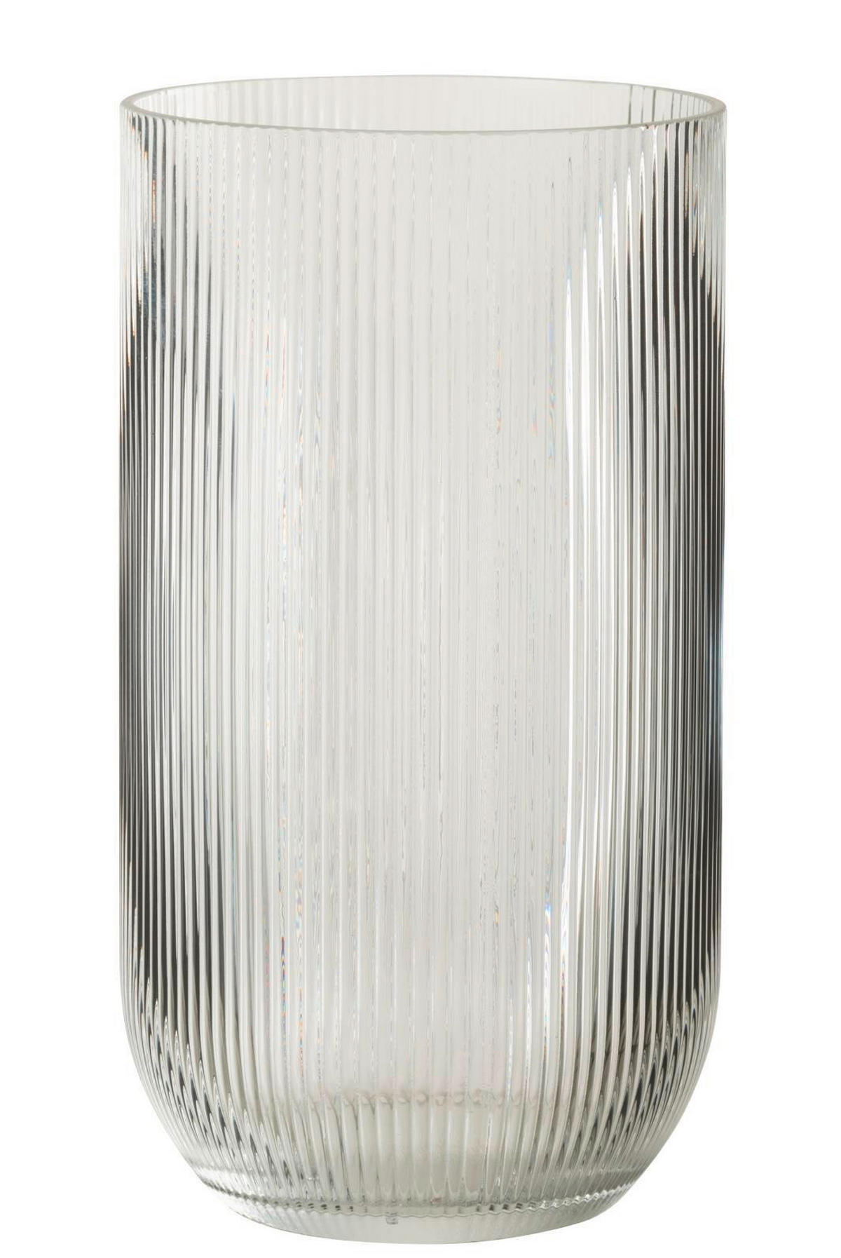 VASE  - Transparent, Basics, Glas (16,7/16,7/30cm) - Ambia Home