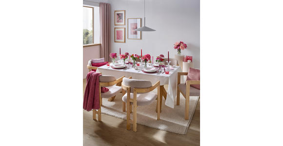 ESSTISCH in Holz 160/90/76 cm  - Eichefarben, Natur, Holz (160/90/76cm) - Hom`in