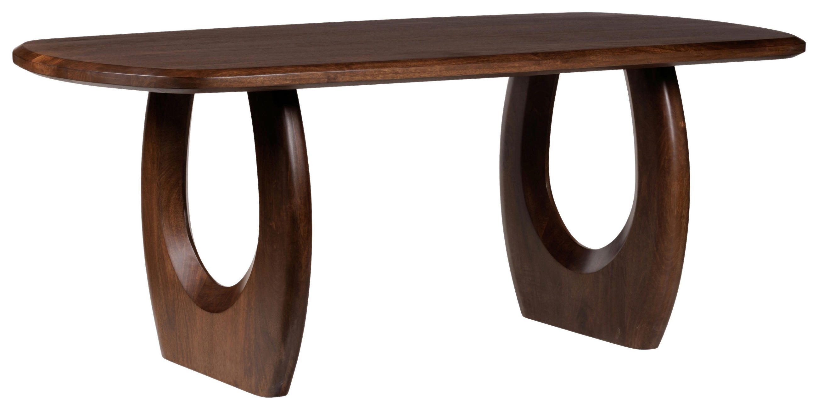 ESSTISCH in Holz 200/76/100 cm   - Walnussfarben, MODERN, Holz (200/76/100cm) - Livetastic