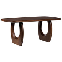 ESSTISCH in Holz 200/76/100 cm   - Walnussfarben, MODERN, Holz (200/76/100cm) - Livetastic