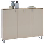 SCHUHSCHRANK Eiche furniert Eichefarben, Sandfarben  - Sandfarben/Eichefarben, Design, Holz/Holzwerkstoff (139/104/36cm) - Dieter Knoll