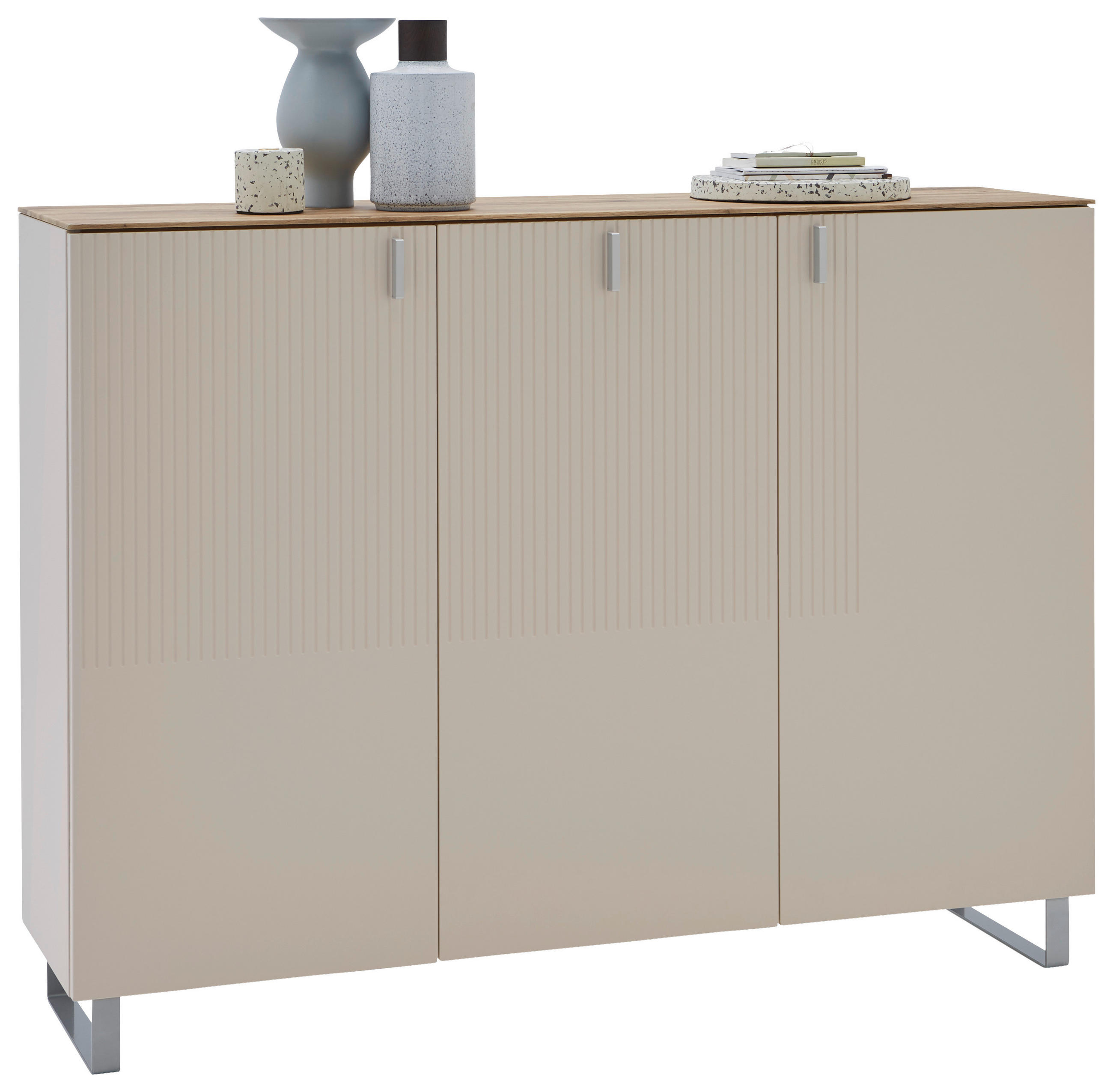 Dieter Knoll Schuhschrank Eiche, Sand 139x104x36 cm