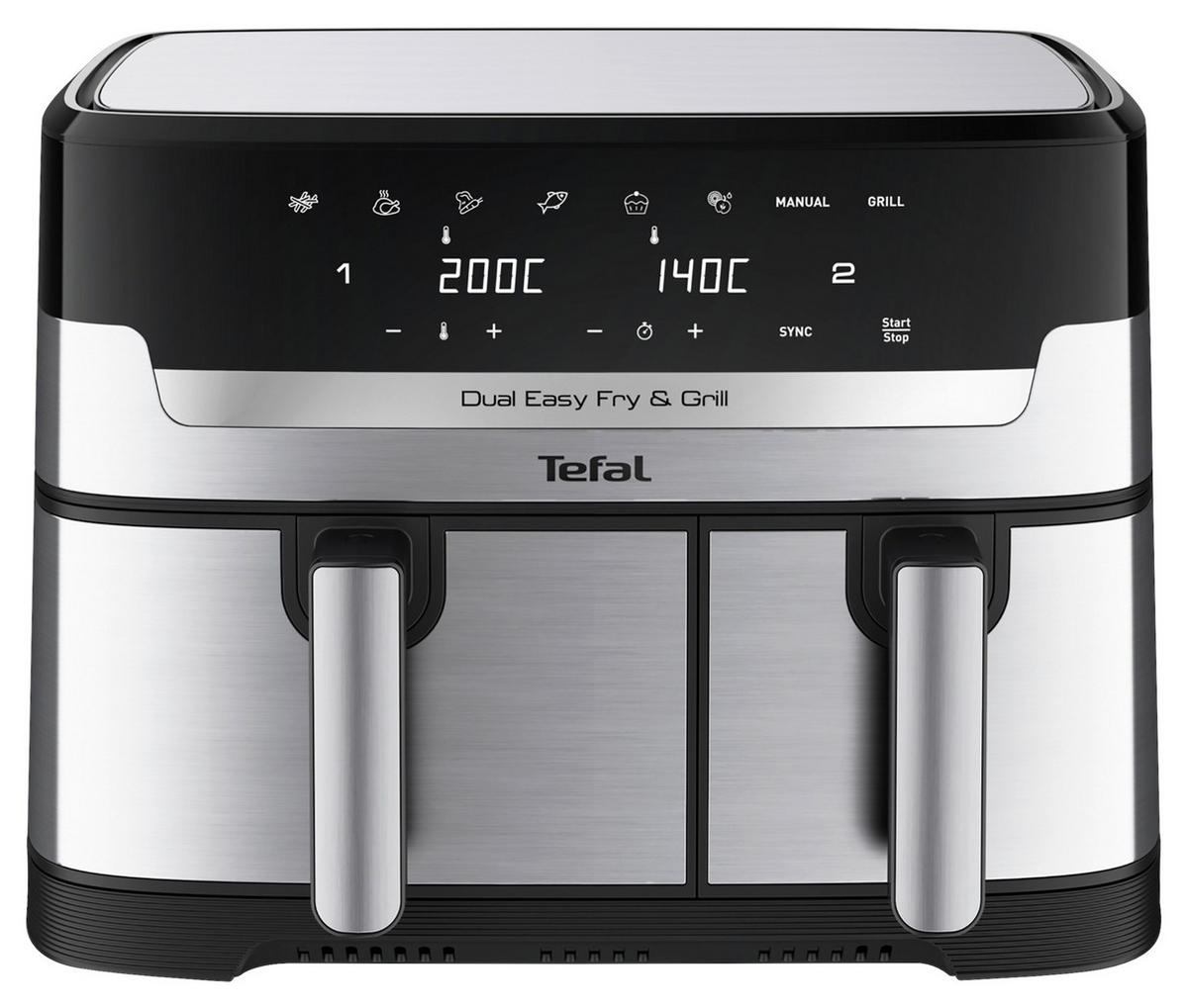 HEIßLUFTFRITTEUSE 8,3 l  - Edelstahlfarben, LIFESTYLE, Metall (41,8/40,2/30,5cm) - Tefal