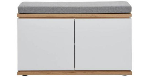 GARDEROBENBANK  in 85/52/38 cm  - Dunkelgrau/Schwarz, Design, Holzwerkstoff/Kunststoff (85/52/38cm) - Xora