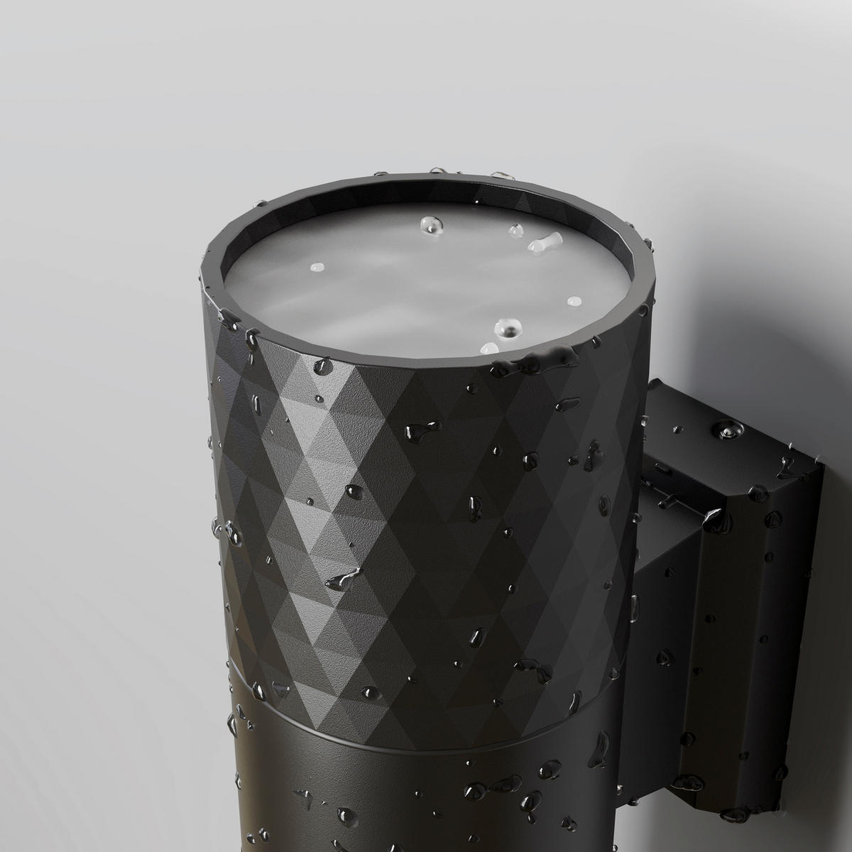 WANDLEUCHTE Bowery 6.5/19 cm  - Schwarz, Design, Metall (6.5/19cm) - MAYTONI