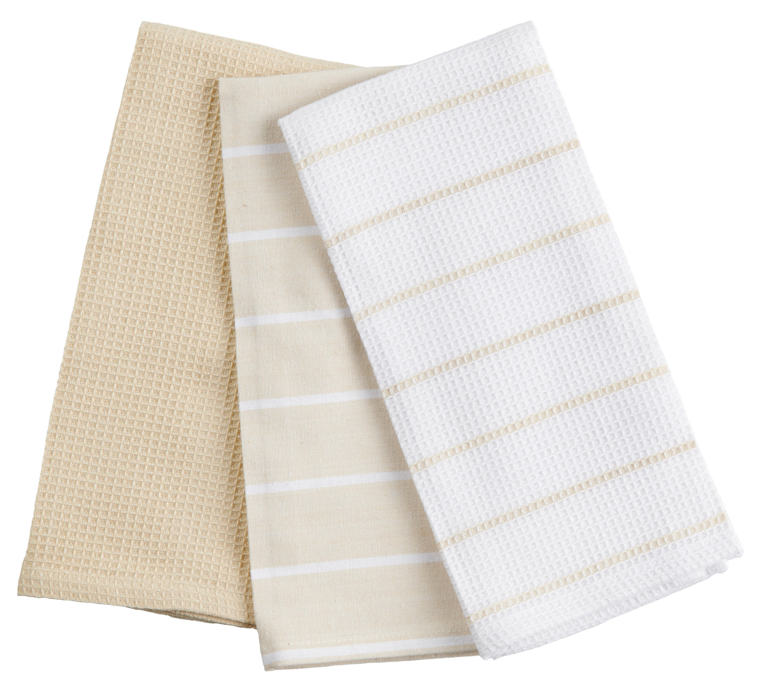 GESCHIRRTUCH-SET 3-teilig Taupe  - Taupe, Basics, Textil (40/60cm) - Esposa