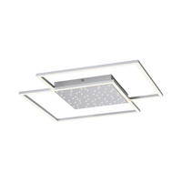 LED-DECKENLEUCHTE 67/67/5 cm   - Grau, Design, Metall (67/67/5cm) - Paul Neuhaus