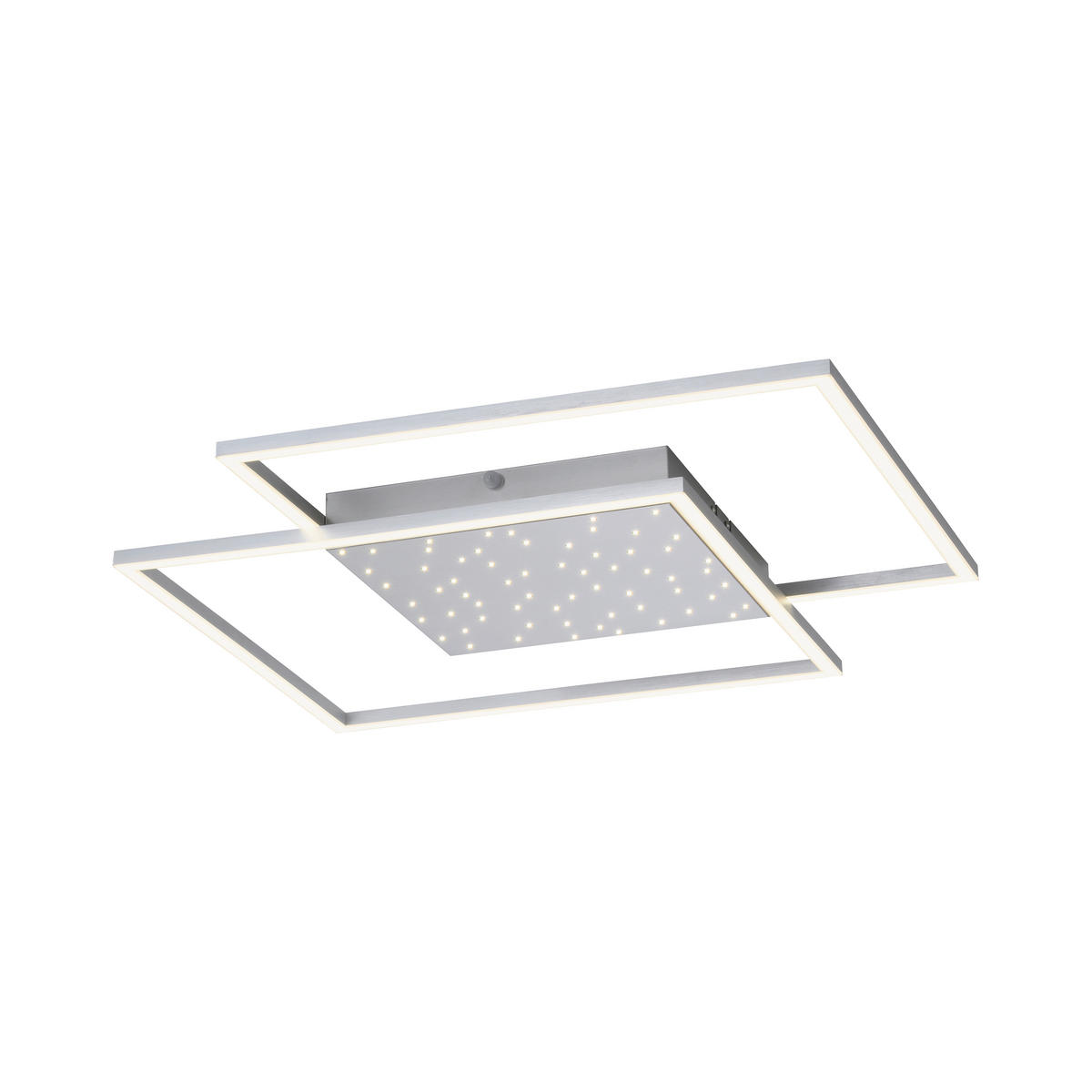 LED-DECKENLEUCHTE 67/67/5 cm   - Grau, Design, Metall (67/67/5cm) - Paul Neuhaus