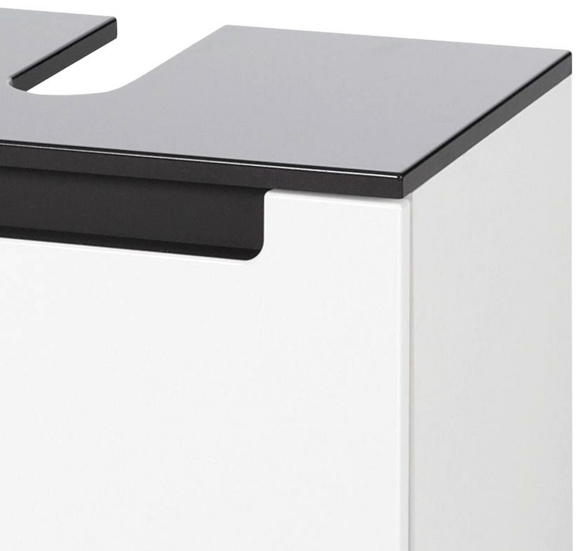 WASCHBECKENUNTERSCHRANK 60/40/35 cm  - Anthrazit/Weiß, MODERN, Holzwerkstoff (60/40/35cm) - Held