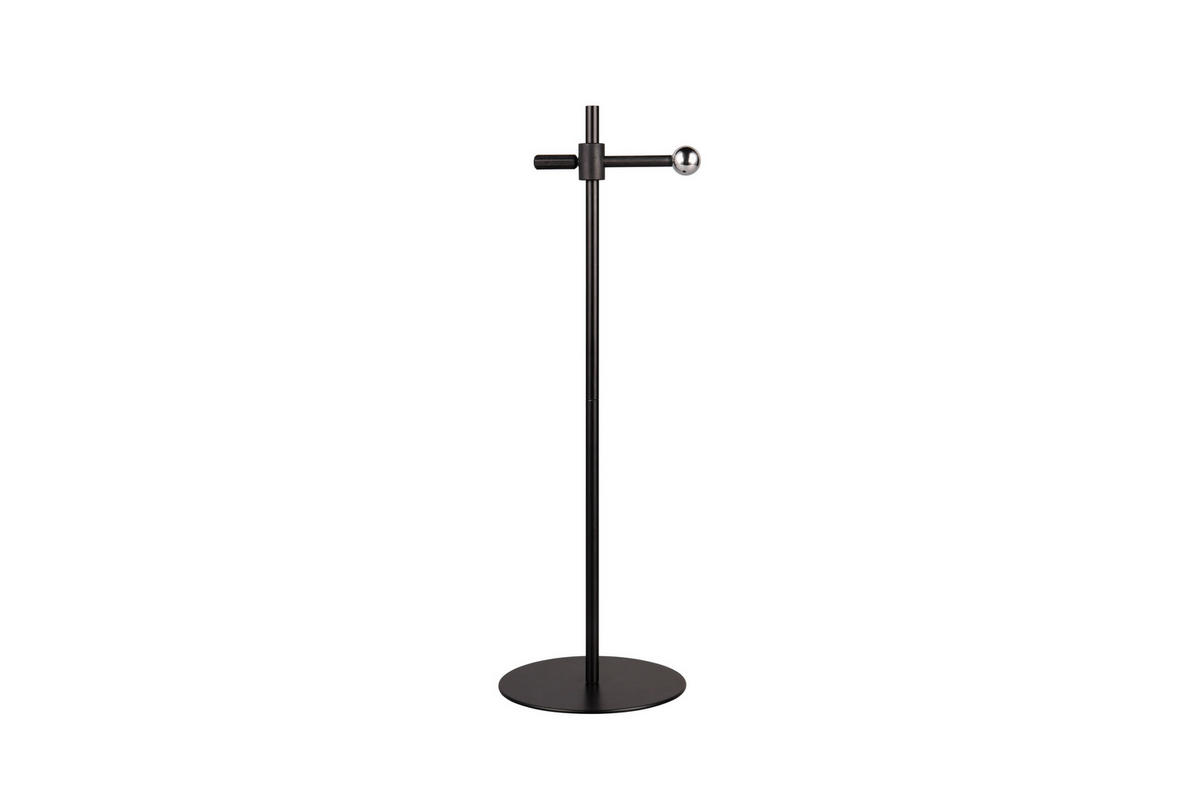 AKKU-TISCHLEUCHTE - Schwarz, Konventionell, Kunststoff (13,2/20/41cm)