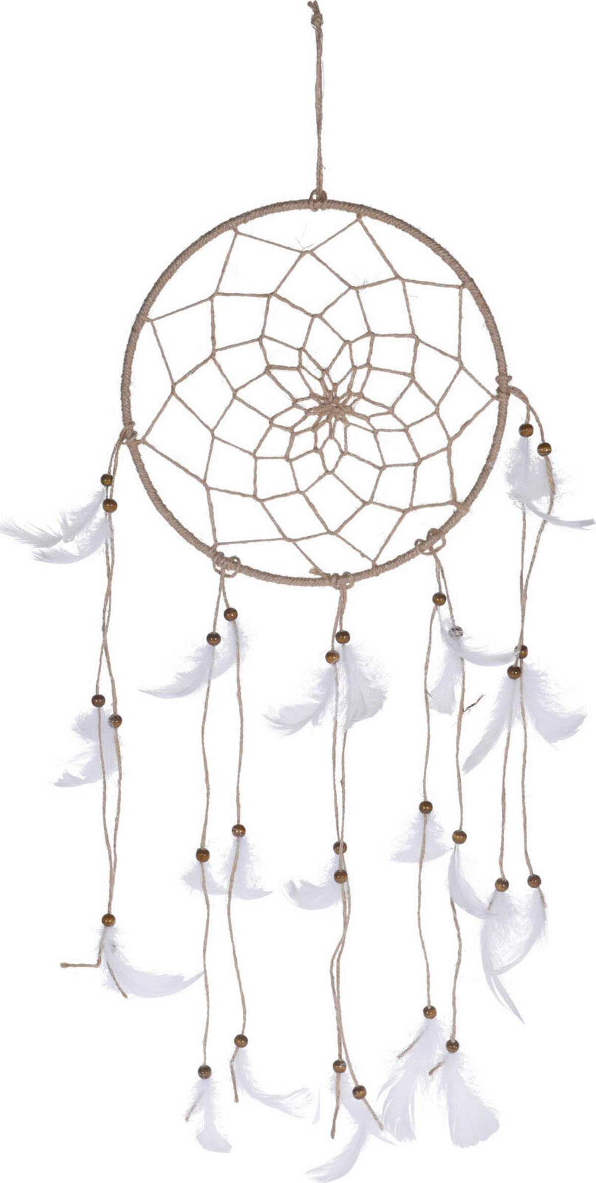 LAPAČ SNŮ - Basics, přírodní materiály (1/70/23.5cm)