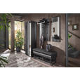 GARDEROBENPANEEL  in 73/106/35 cm  - Anthrazit, Design, Holz/Metall (73/106/35cm) - Johann Jakob