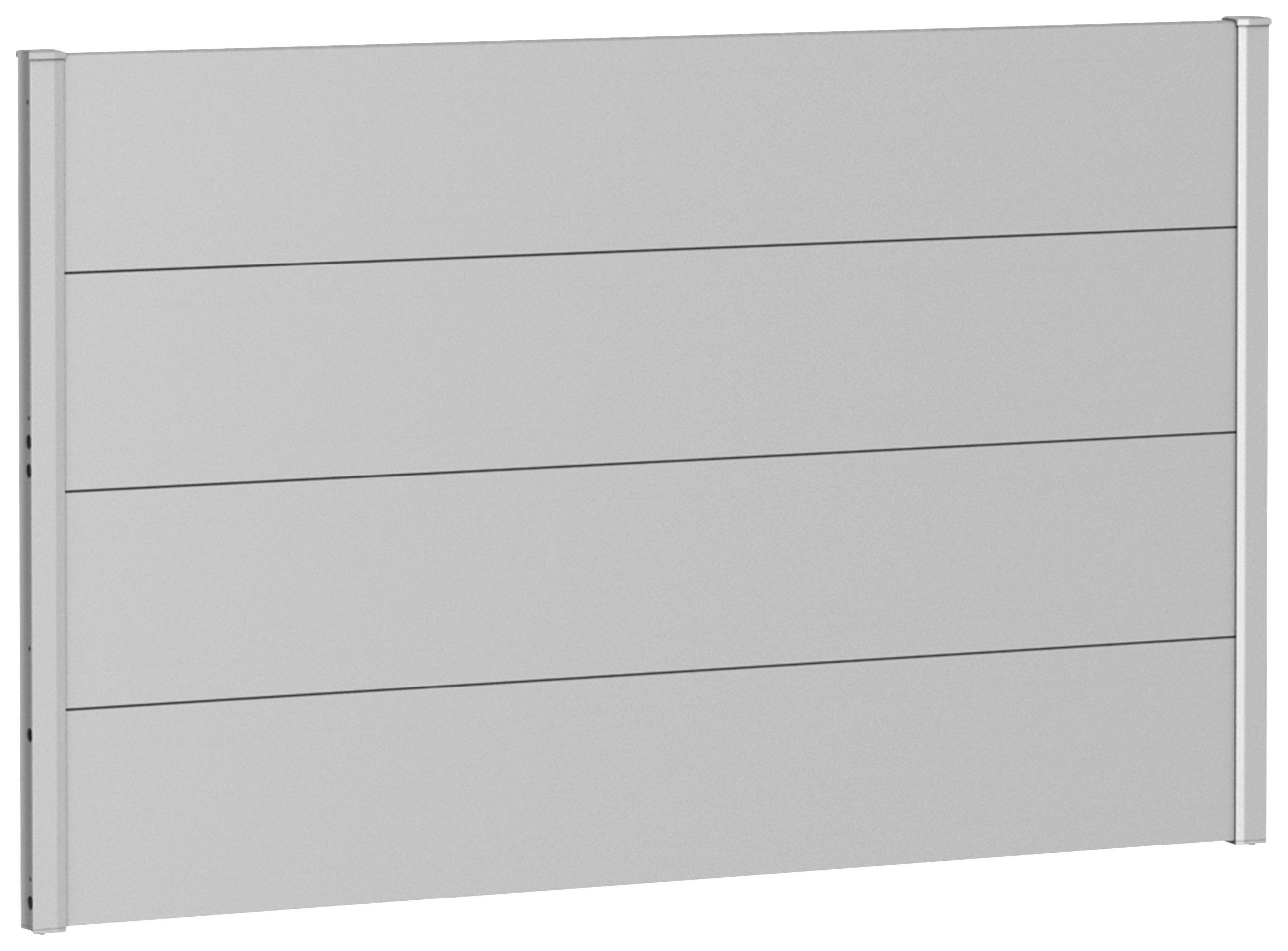 SICHTSCHUTZ - Silberfarben, Basics, Metall (145/91/4,4cm) - Biohort