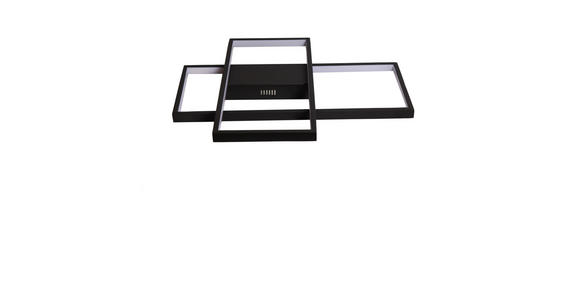 LED-DECKENLEUCHTE - Schwarz, Design, Kunststoff/Metall (50/40/6cm) - Ambiente