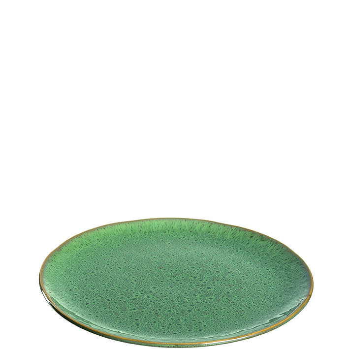 PLYTKÝ TANIER, keramika, 27 cm - zelená, Lifestyle, keramika (27cm) - Leonardo