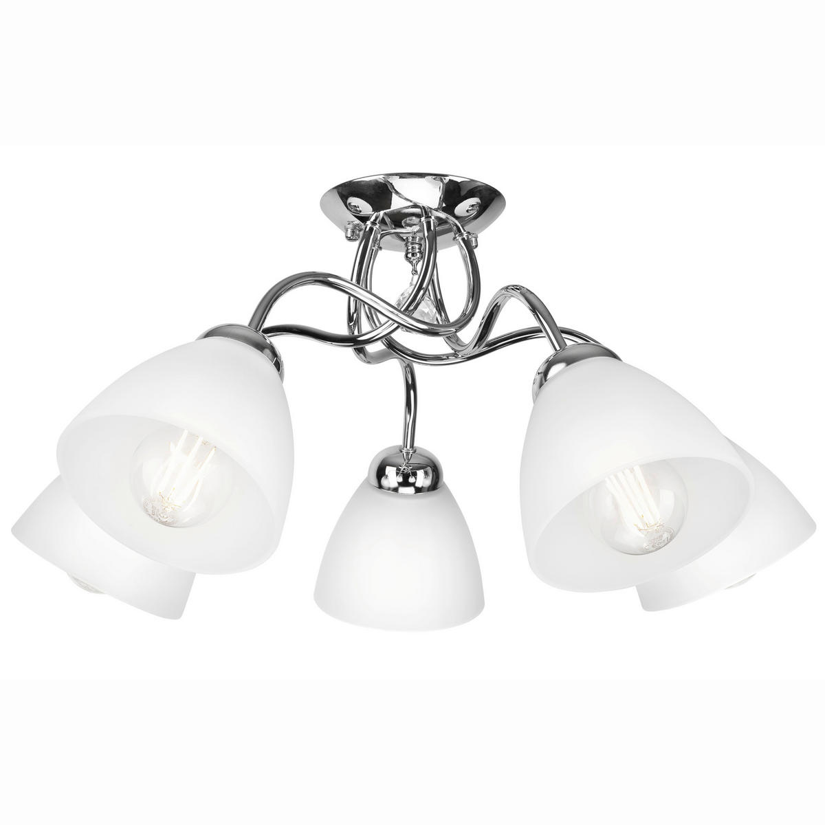 HÄNGELEUCHTE 60/31 cm  - Chromfarben, KONVENTIONELL, Metall (60/31cm)