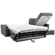 ECKSOFA Dunkelgrau Webstoff  - Dunkelgrau/Schwarz, KONVENTIONELL, Kunststoff/Textil (270/160cm) - Carryhome