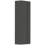 GARDEROBENSCHRANK Gardasee  in 60/179/33 cm  - Anthrazit, Design, Holzwerkstoff (60/179/33cm) - Moderano