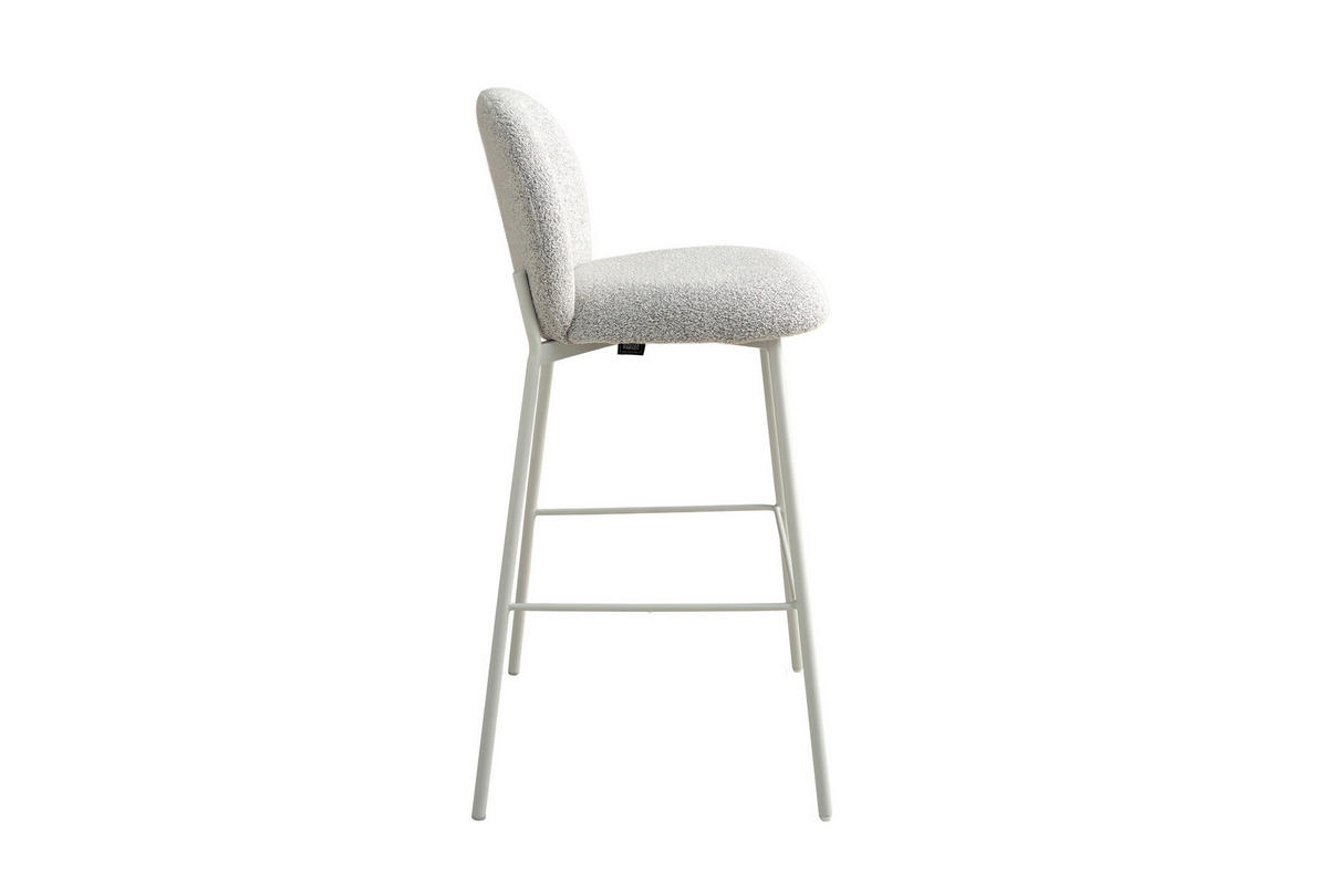 BARHOCKER-SET in Greige  - Greige/Seidengrau, MODERN, Textil/Metall (47/102,7/52cm) - Schöner Wohnen