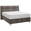 BOXSPRINGBETT 200/200 cm  in Braun  - Braun/Kupferfarben, KONVENTIONELL, Textil/Metall (200/200cm) - Ambiente