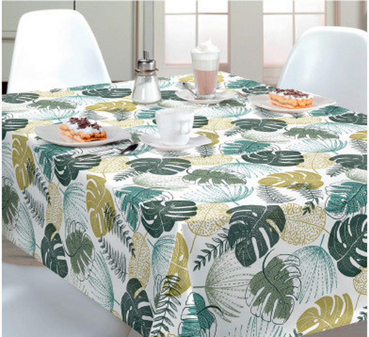 ASZTALTERÍTŐ   - zöld, Basics, textil (2000cm)