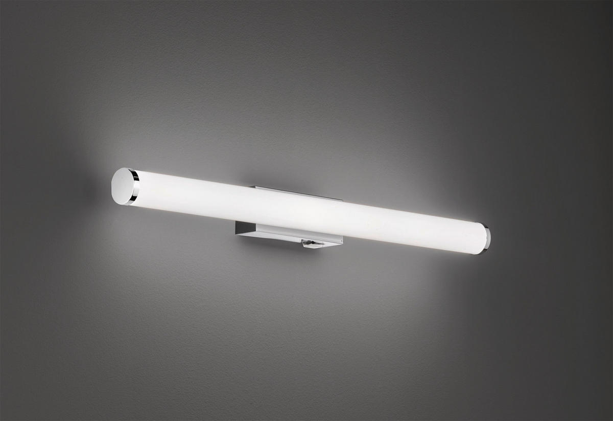 BADEZIMMER-WANDLEUCHTE 60/5,5 cm   - Chromfarben/Weiß, Basics, Kunststoff/Metall (60/5,5cm) - Trio Leuchten
