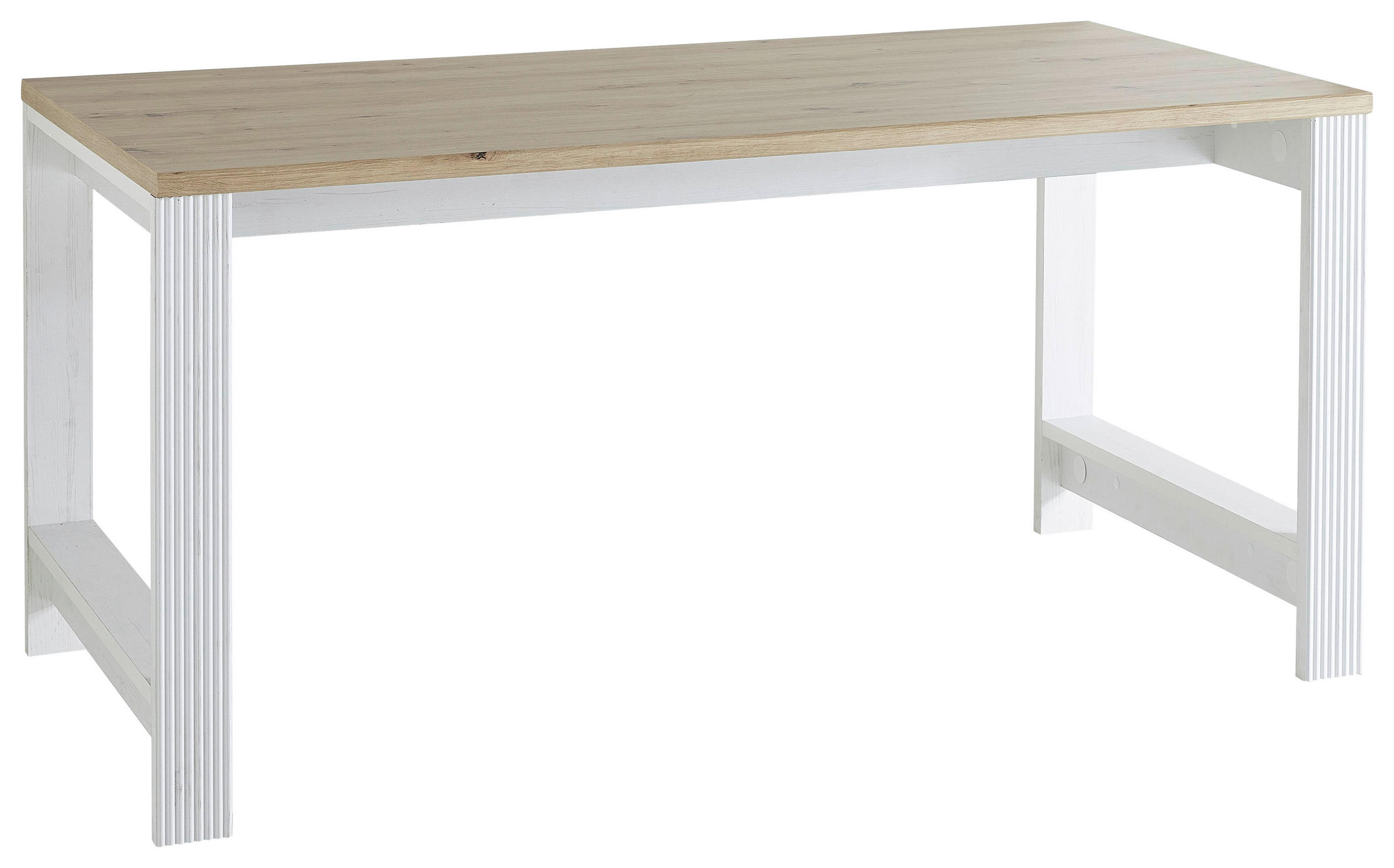 SCHREIBTISCH 160/76/80 cm  in Pinienfarben, Eiche Artisan  - Eiche Artisan/Pinienfarben, KONVENTIONELL, Holzwerkstoff (160/76/80cm) - Carryhome