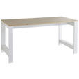 SCHREIBTISCH 160/76/80 cm Pinienfarben, Eiche Artisan  - Eiche Artisan/Pinienfarben, KONVENTIONELL, Holzwerkstoff (160/76/80cm) - Carryhome