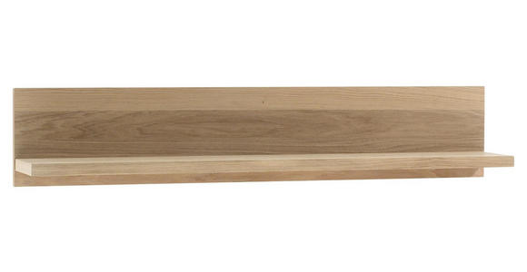 WANDBOARD Eiche furniert Eichefarben  - Eichefarben, KONVENTIONELL, Holz/Holzwerkstoff (124/24/23cm) - Cantus