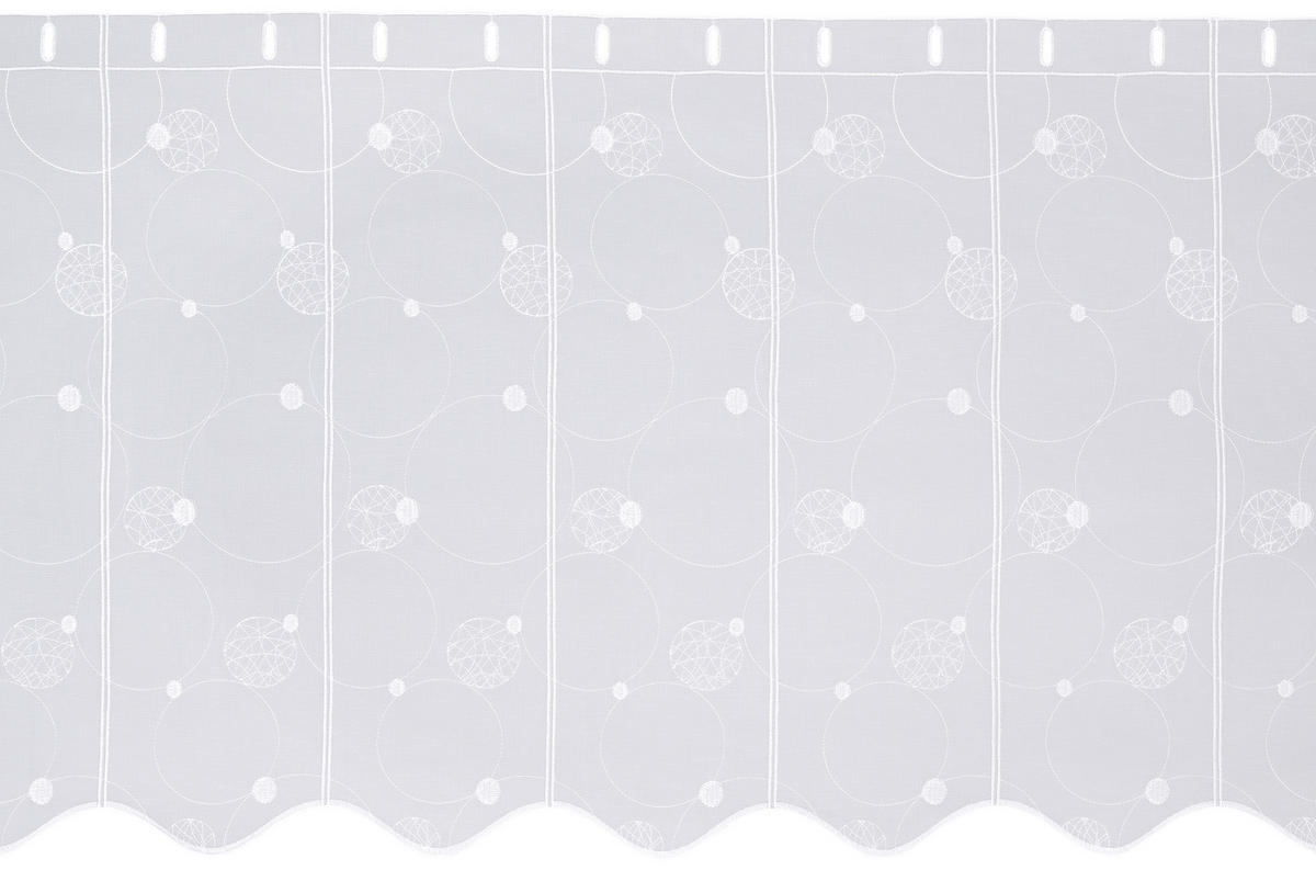 KURZGARDINE 120 cm   - Weiß, KONVENTIONELL, Textil (120cm) - Esposa