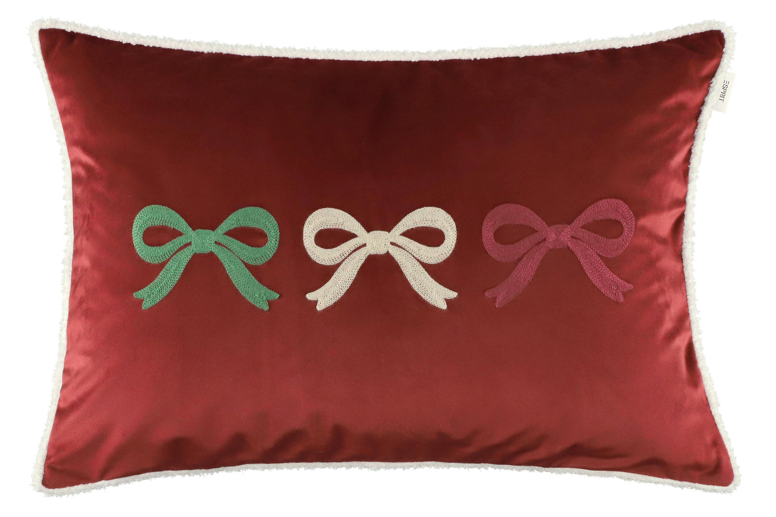 Esprit Kissenbezug Bow Rot 38x58 cm