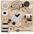 MOTORIKSPIEL  - Beige/Schwarz, Trend, Holz/Kunststoff (47,5/47,5/6cm) - My Baby Lou
