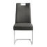 SCHWINGSTUHL Lederlook Edelstahlfarben, Fango - Edelstahlfarben/Fango, Design, Textil/Metall (46/97/59cm) - Valnatura