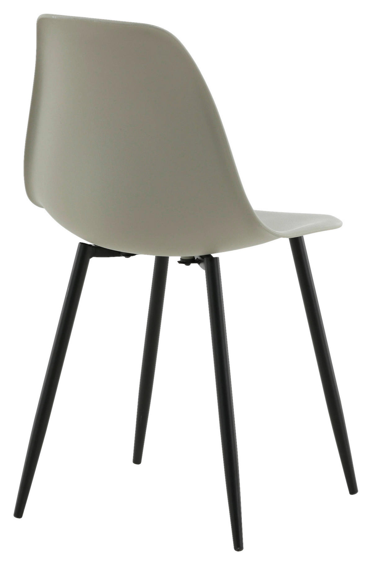 STOLSET 2 styck stål matt  - svart/grå, Design, metall/plast (45,5/81/58cm) - Livetastic