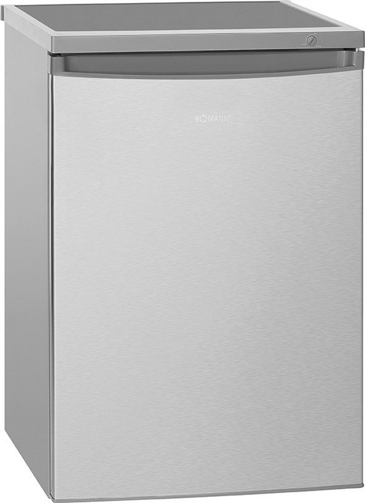 KÜHLSCHRANK 56/84,5/57,5 cm KS 2184.1  - Edelstahlfarben, Basics (56/84,5/57,5cm) - Bomann