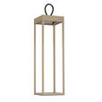 AKKU-TISCHLEUCHTE Miami 15/15/50 cm  - Sandfarben, KONVENTIONELL, Kunststoff/Metall (15/15/50cm) - Dieter Knoll