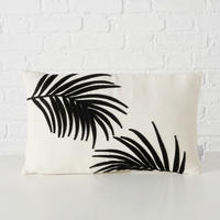 ZIERKISSEN  - Creme/Schwarz, Basics, Textil (50/30/10cm) - Boltze Home