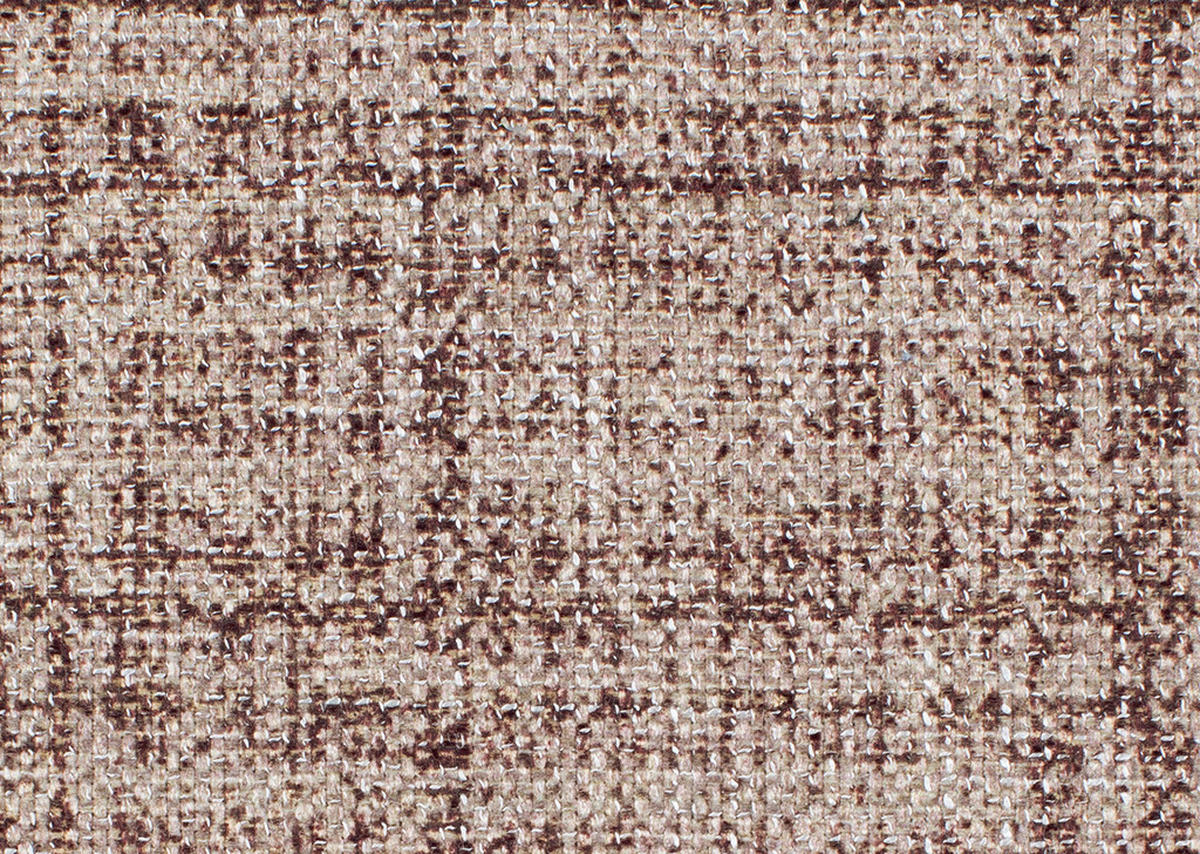 SITZBANK 224/92/78 cm  in Braun, Chromfarben  - Chromfarben/Braun, Design, Textil/Metall (224/92/78cm) - Dieter Knoll