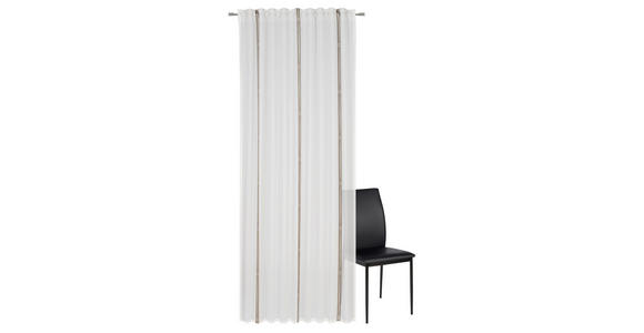 FERTIGVORHANG halbtransparent  - Taupe, Design, Textil (140/260cm) - Dieter Knoll