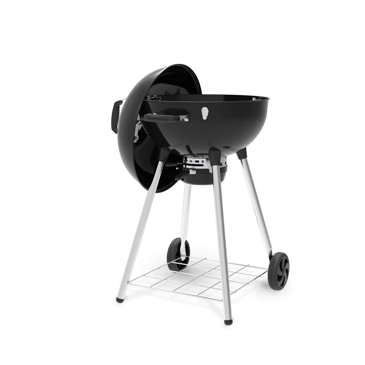 ROŠTILJ OKRUGLI  crna visoki sjaj  - crna visoki sjaj, Basics, metal (57/118/57cm) - Broil King