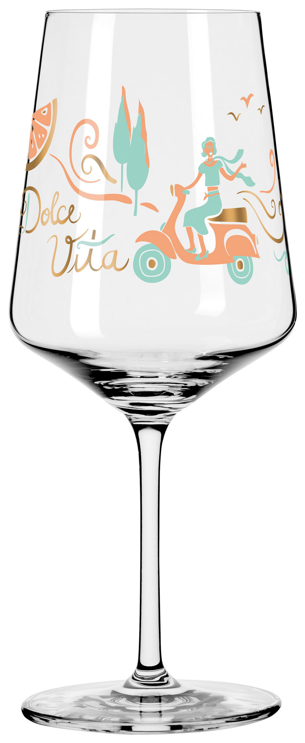 SPRITZERGLAS 544 ml 4-teilig  - Türkis/Beige, LIFESTYLE, Glas (20,3/26,6/19,4cm) - Ritzenhoff